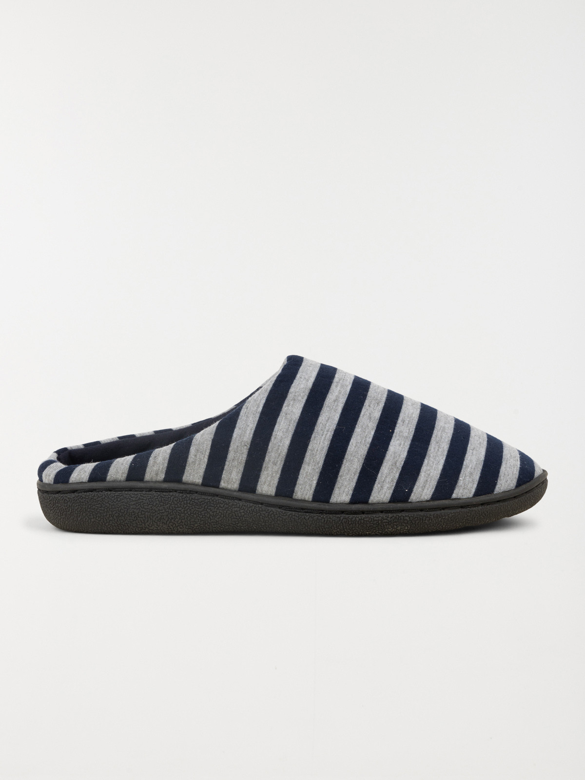 Chaussons rayés homme navy (40-46)