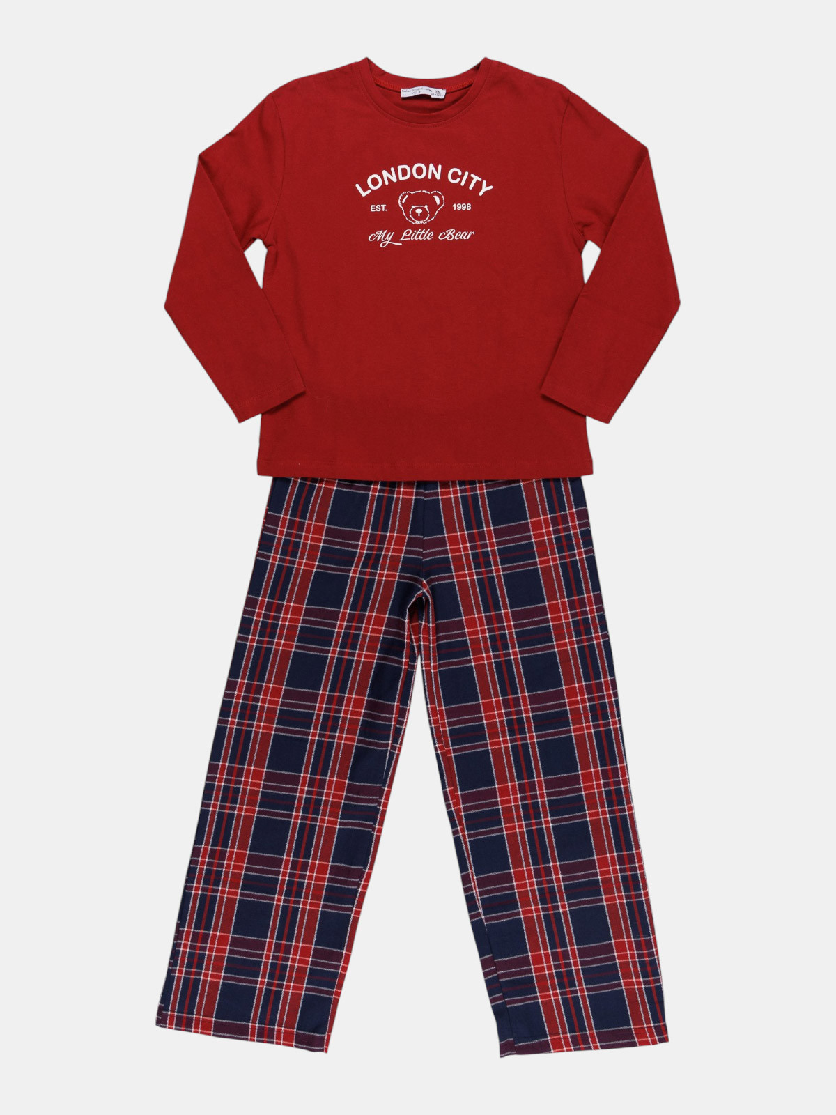 Pyjama à carreaux fille (6-14A) Pyjama à carreaux fille (6-14A)