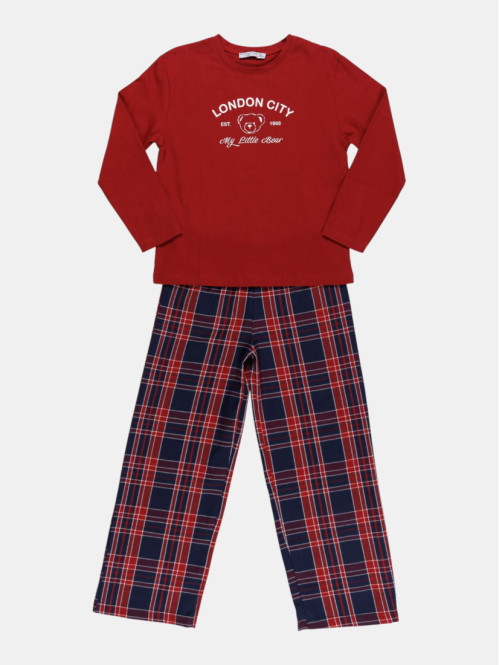 Pyjama à carreaux fille...