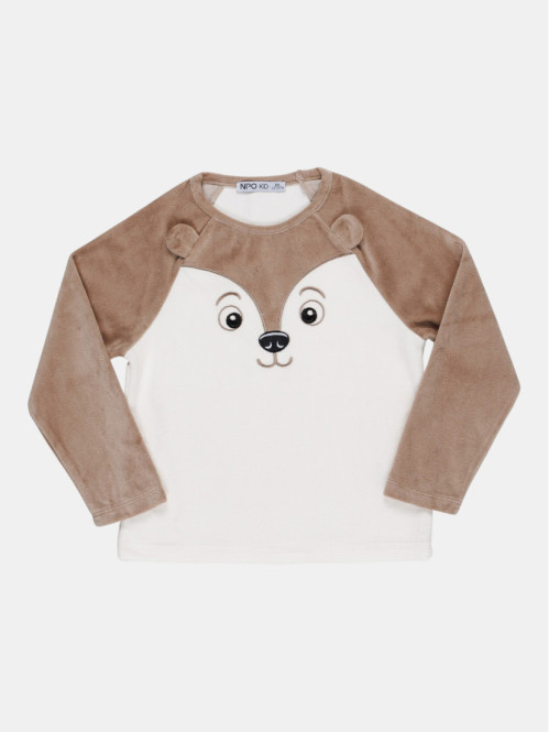 Pyjama en velours ourson...