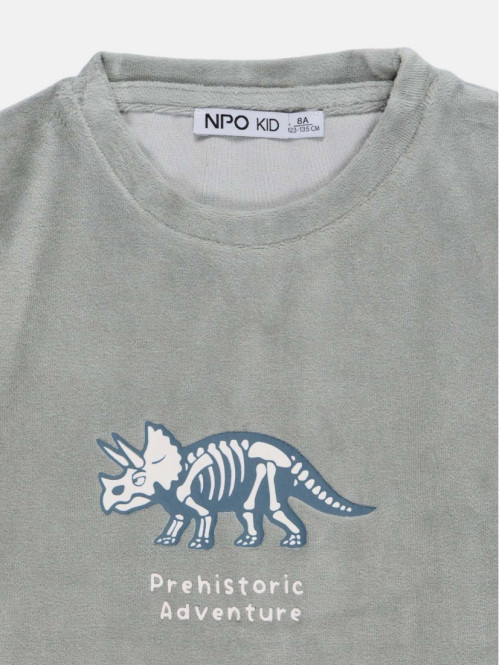 Pyjama velours dinosaure...