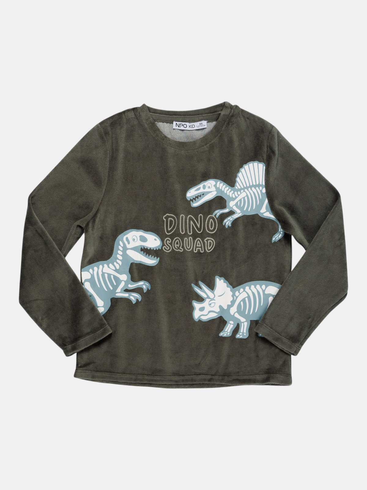 Pyjama velours dinosaures garçon (3-8A) Pyjama velours dinosaures garçon (3-8A)