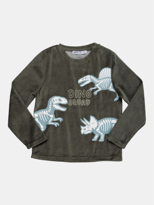 Pyjama velours dinosaures...