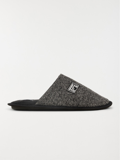 Chaussons mules grises homme (40-46)