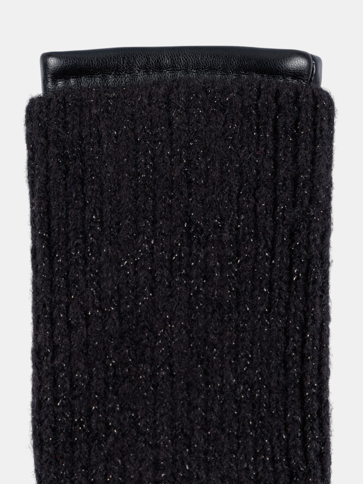 Gants mitaines amovibles noir femme