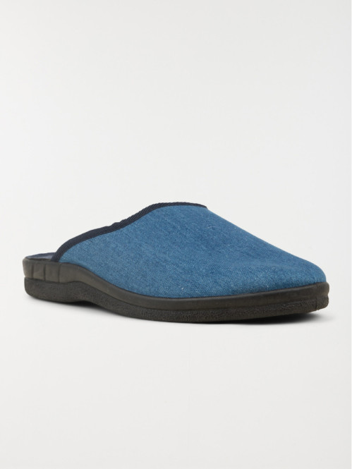 Chaussons mules bleu jean homme (40-46) Chaussons mules bleu jean homme (40-46)