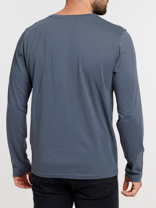 T-shirt uni manches longues...