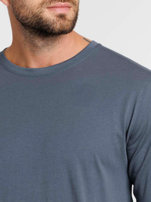 T-shirt uni manches longues...
