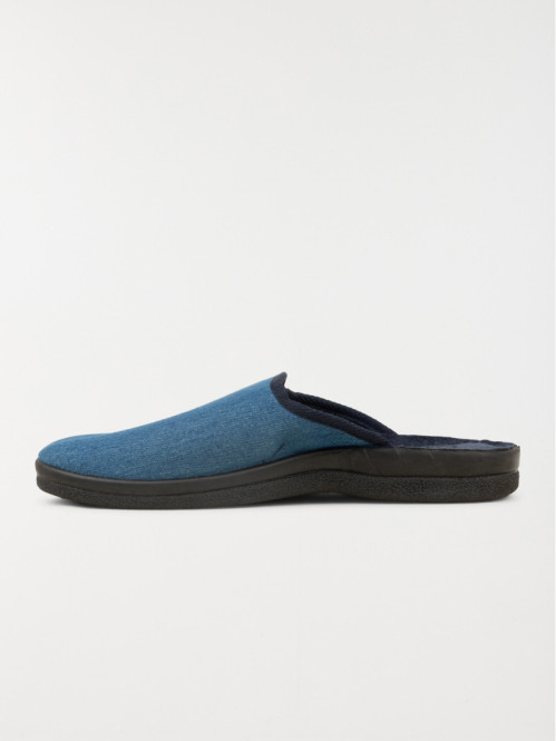 Chaussons mules bleu jean homme (40-46) Chaussons mules bleu jean homme (40-46)