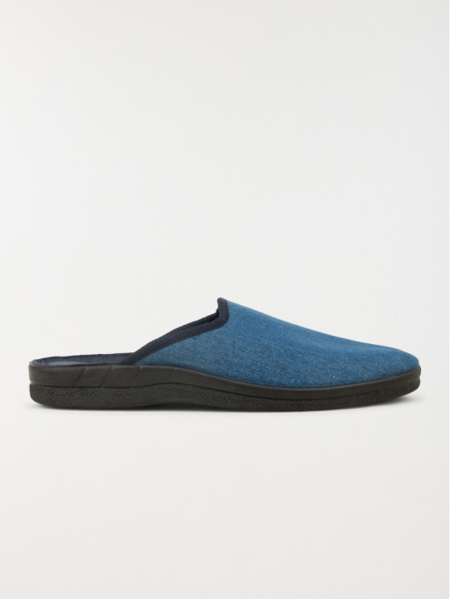 Chaussons mules bleu jean homme (40-46)