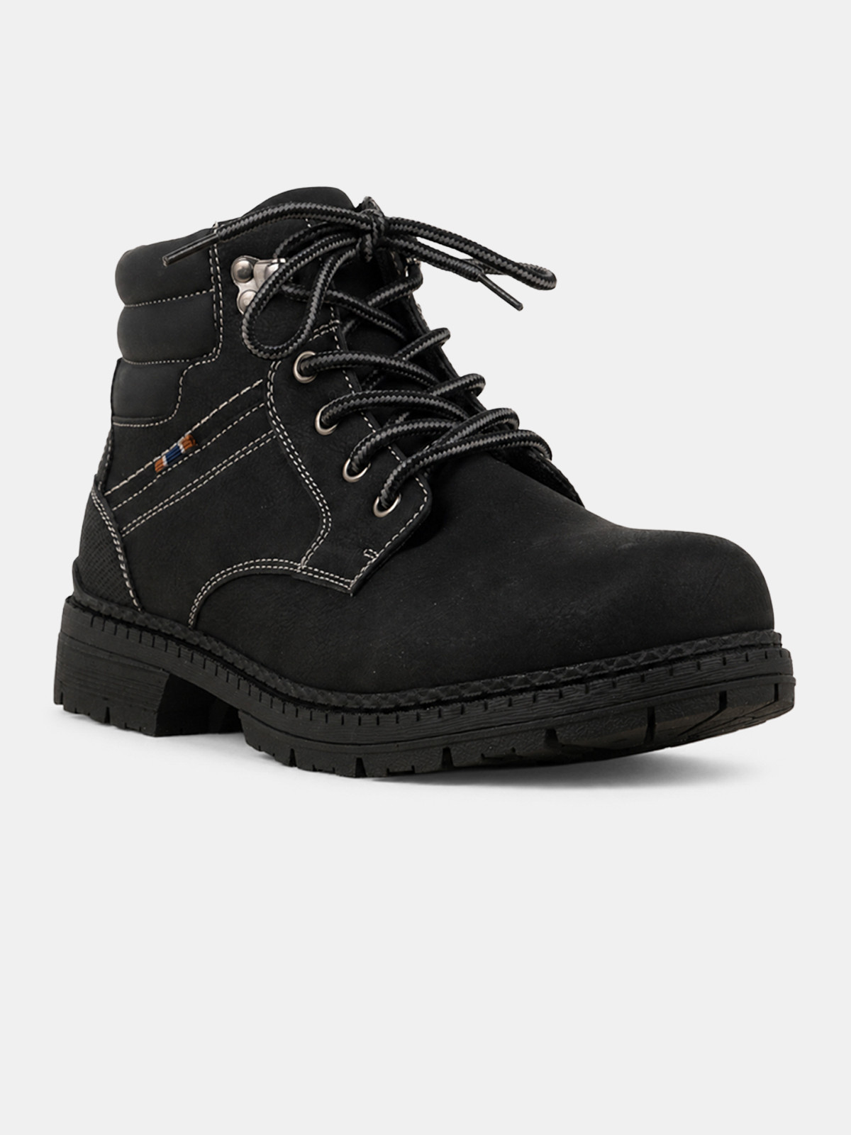 Boots lacets coloris noir homme (41-46) Boots lacets coloris noir homme (41-46)