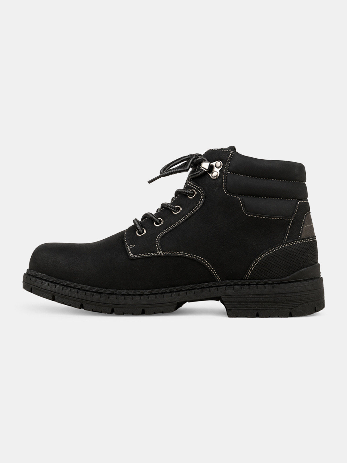 Boots lacets coloris noir homme (41-46) Boots lacets coloris noir homme (41-46)