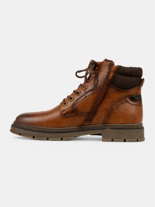 Boots montante marron homme...