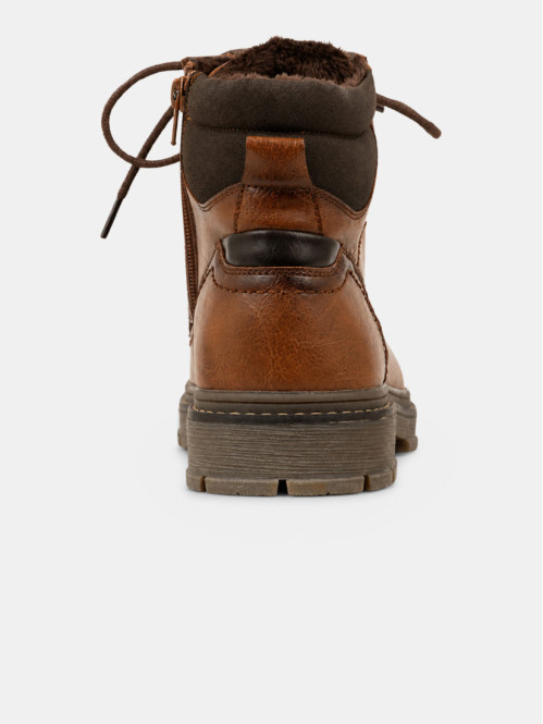 Boots montante marron homme...