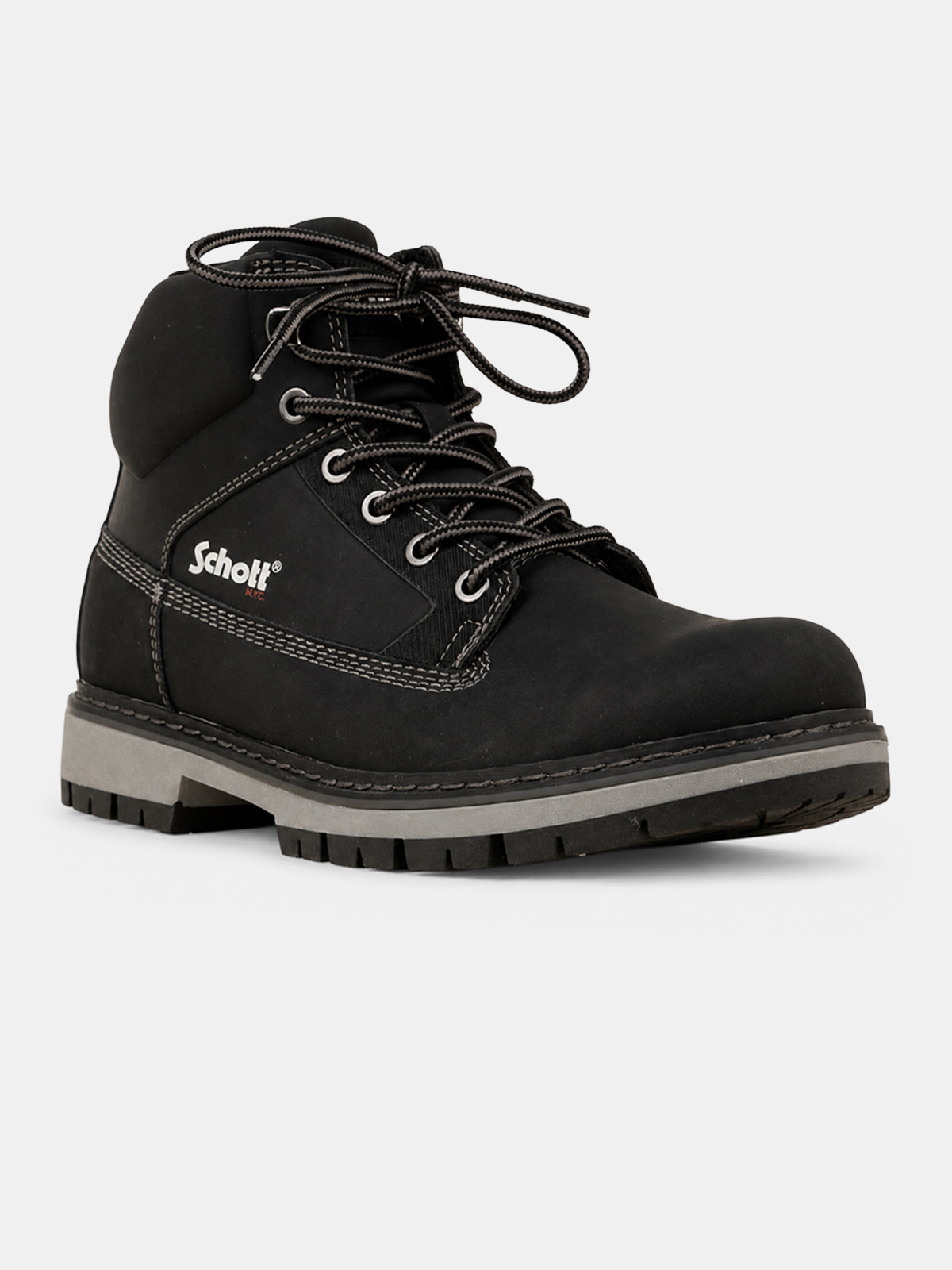 Boots SCHOTT DOCKS noir homme (41-45) Boots SCHOTT DOCKS noir homme (41-45)