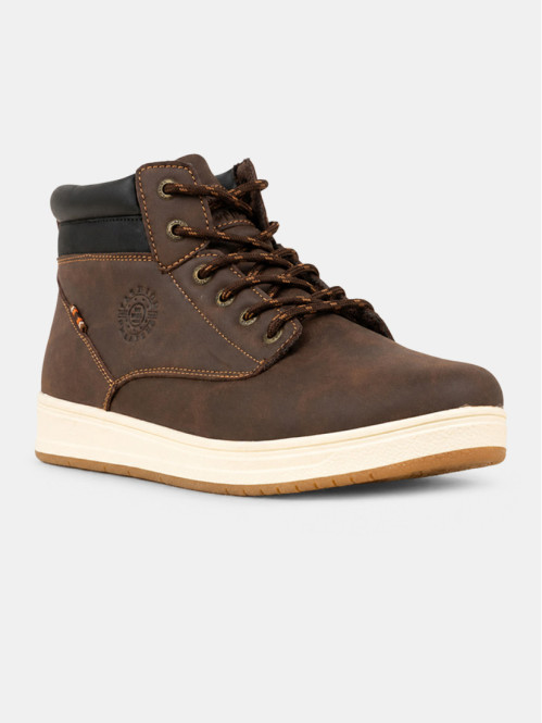 Boots confort marron homme...