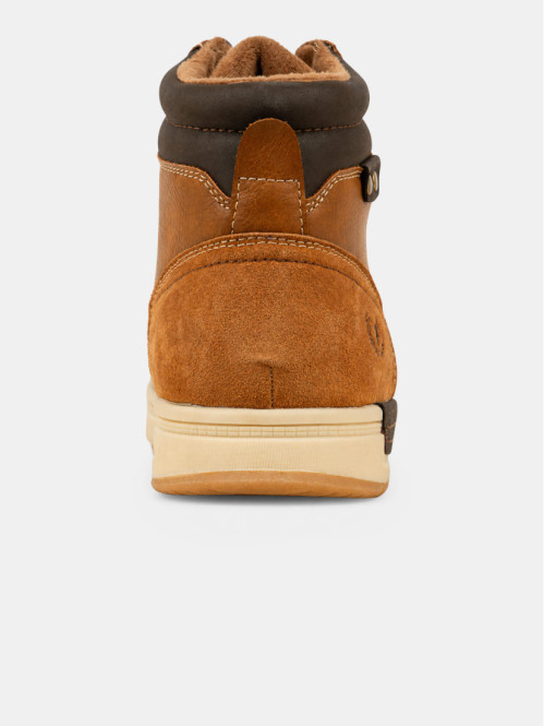 Boots montantes marron...