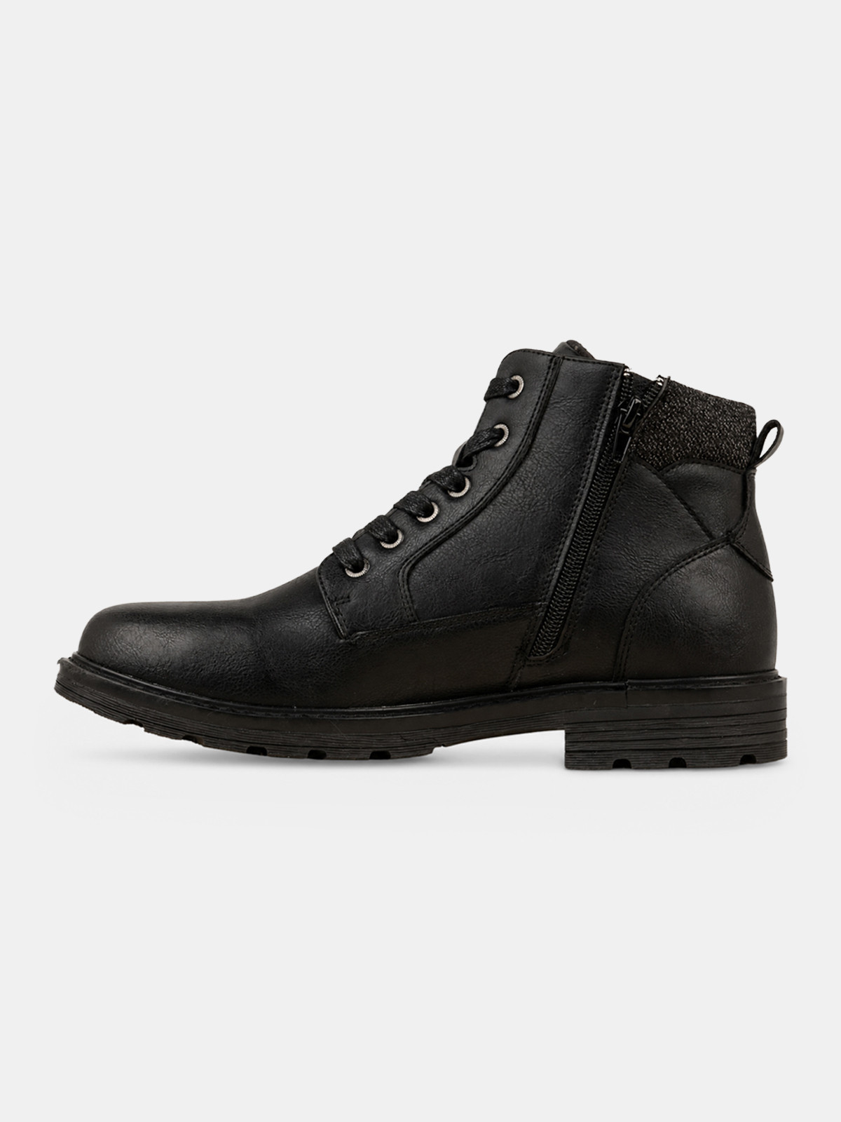 Boots noires lacets homme (40-46)