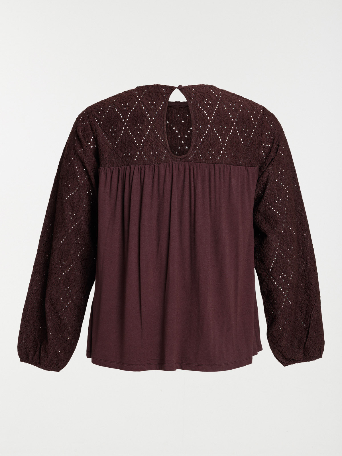 T-shirt motif ajouré femme grande taille