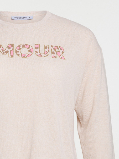 T-shirt amour femme grande...