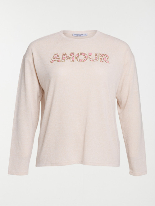 T-shirt amour femme grande...