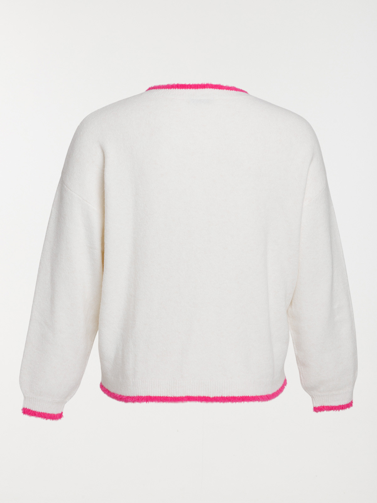 Pull coeur rose grande taille femme Pull coeur rose grande taille femme