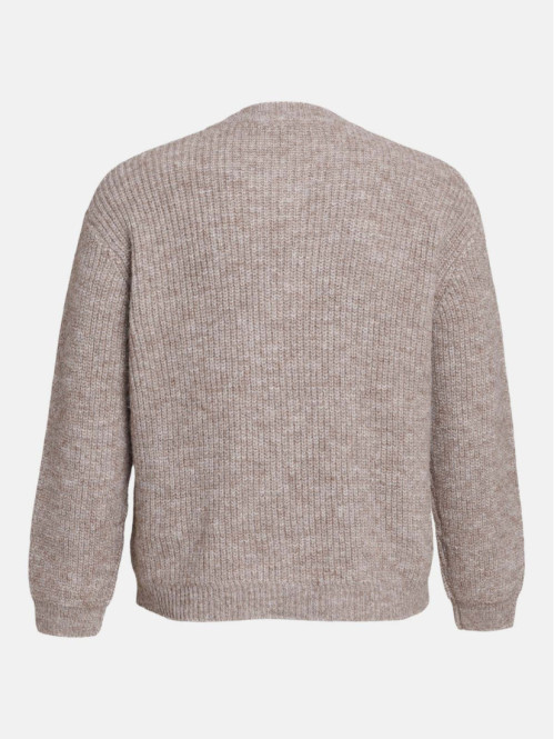 Gilet beige chiné grande...