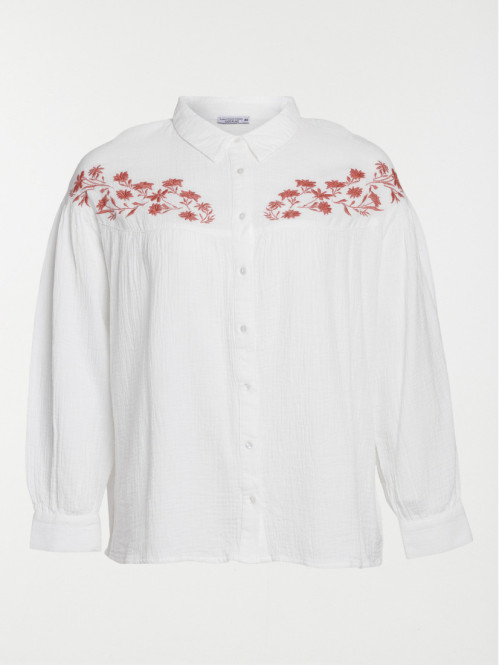 Chemise brodée grande...