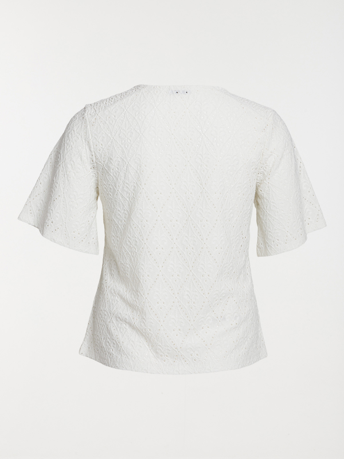 T-shirt motif ajouré grande taille femme T-shirt motif ajouré grande taille femme