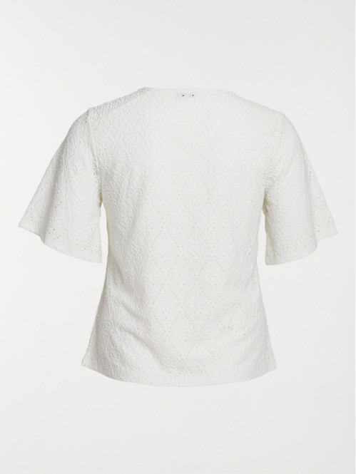 T-shirt motif ajouré grande...