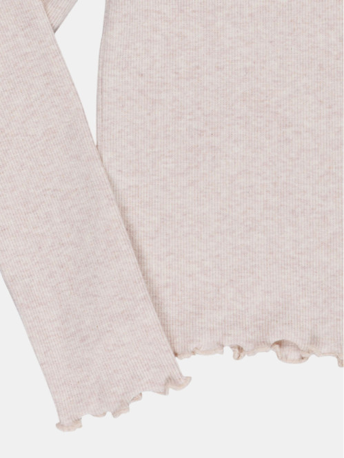 T-shirt col dentelle fille...