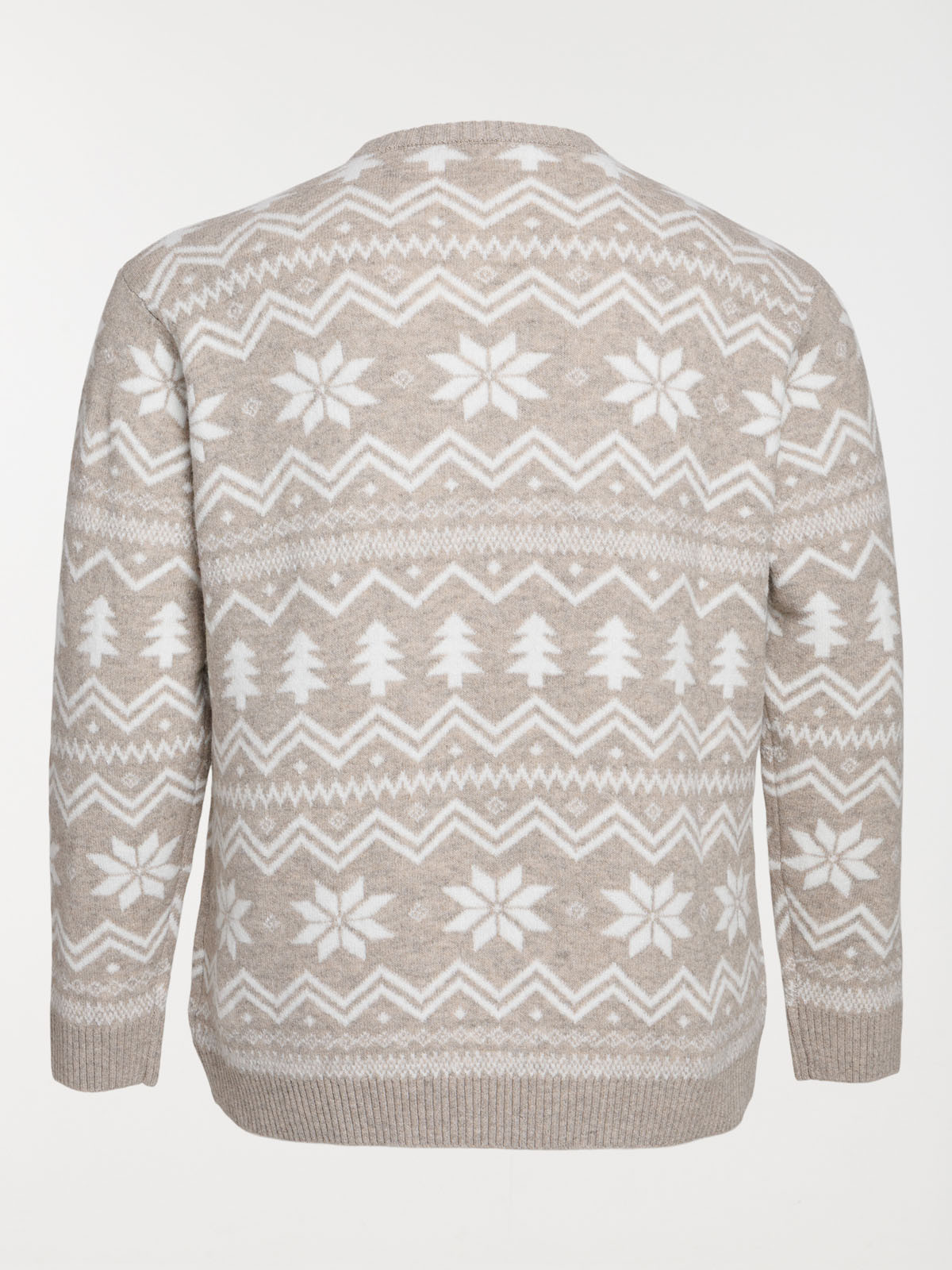 Pull motif jacquard grande taille homme Pull motif jacquard grande taille homme