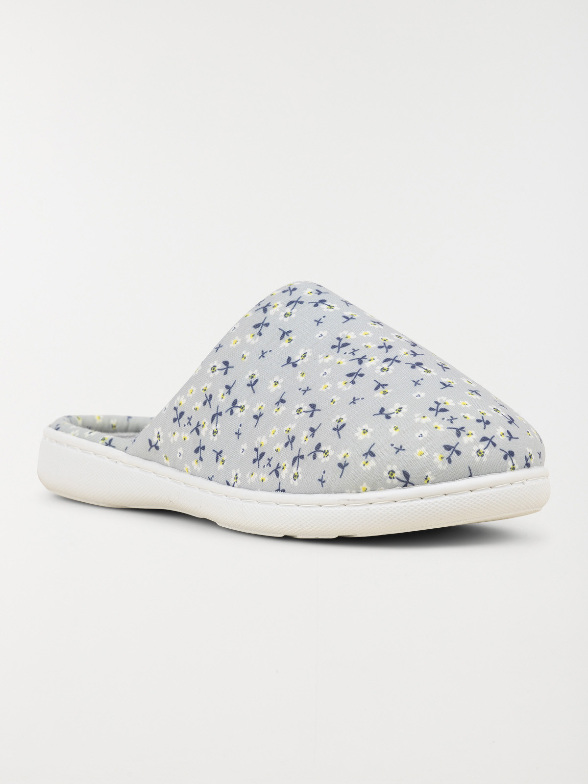 Chaussons mules gris femme (36-41)