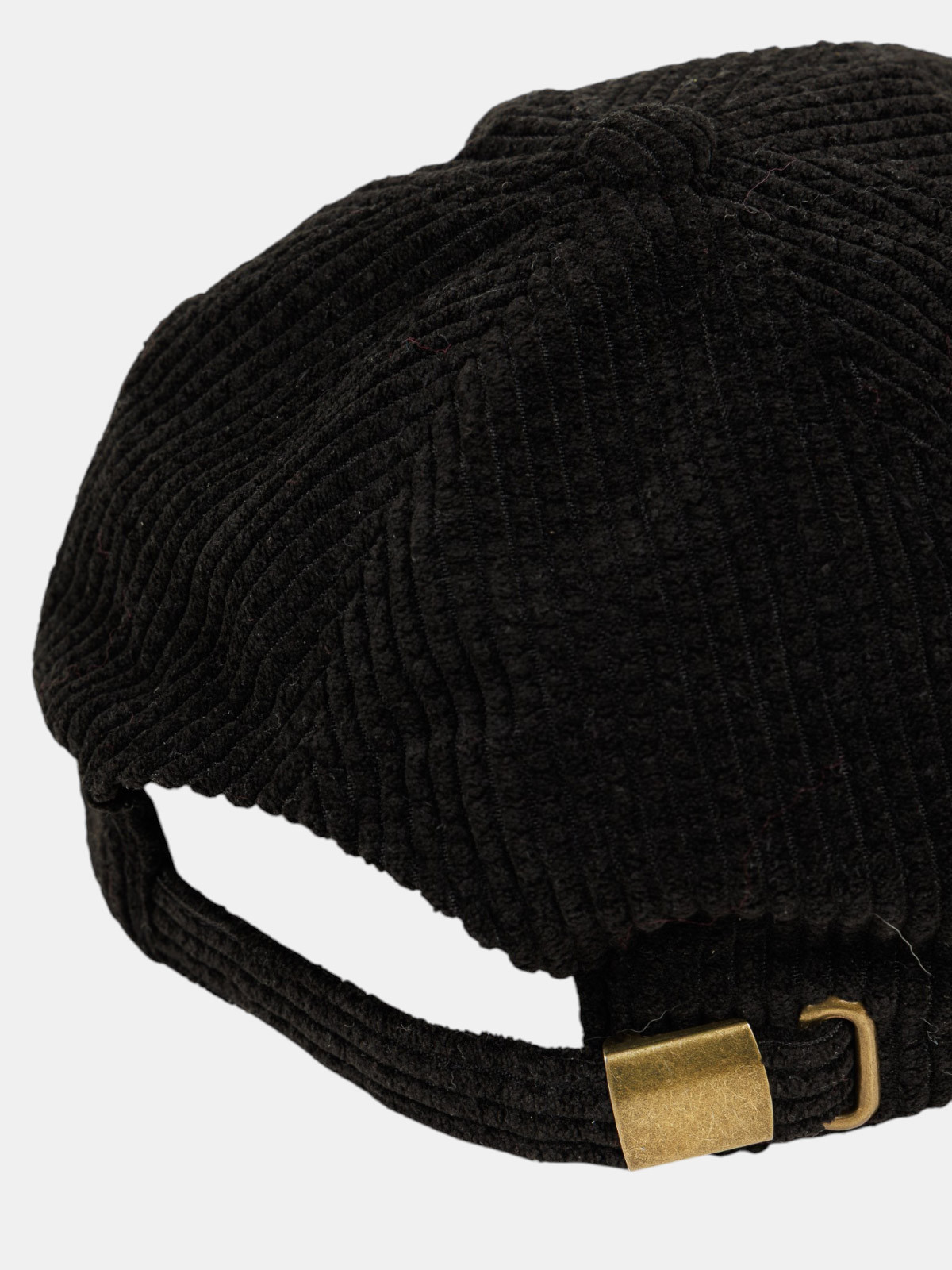 Casquette noire en velours homme Casquette noire en velours homme