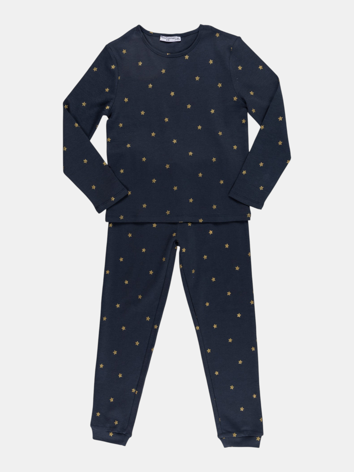Pyjama motif étoile dorée fille (3-8A) Pyjama motif étoile dorée fille (3-8A)