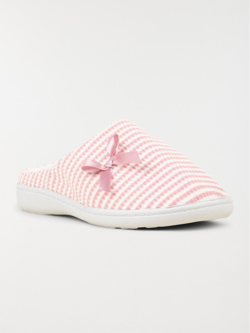 Chausson mule rose femme (36-41)