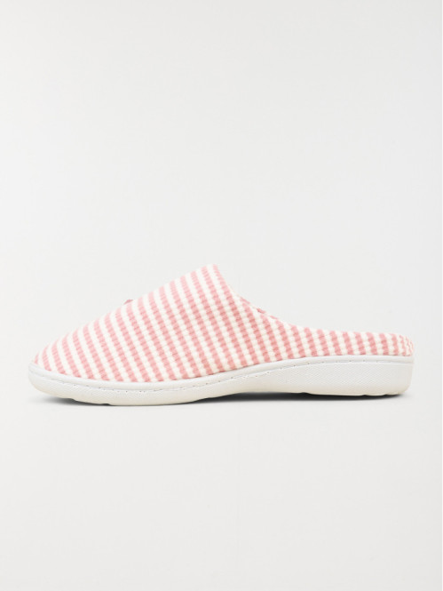 Chausson mule rose femme (36-41)