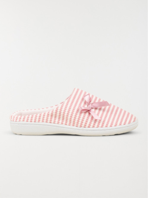 Chausson mule rose femme (36-41)