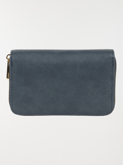 Portefeuille uni femme