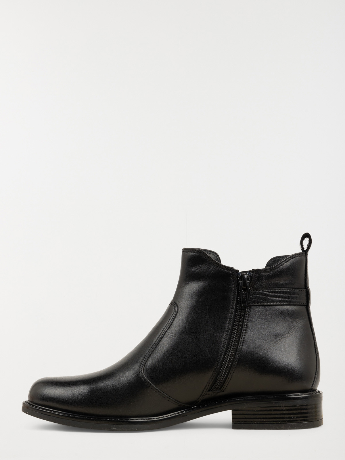 Bottines noires zippées femme (36-41) Bottines noires zippées femme (36-41)