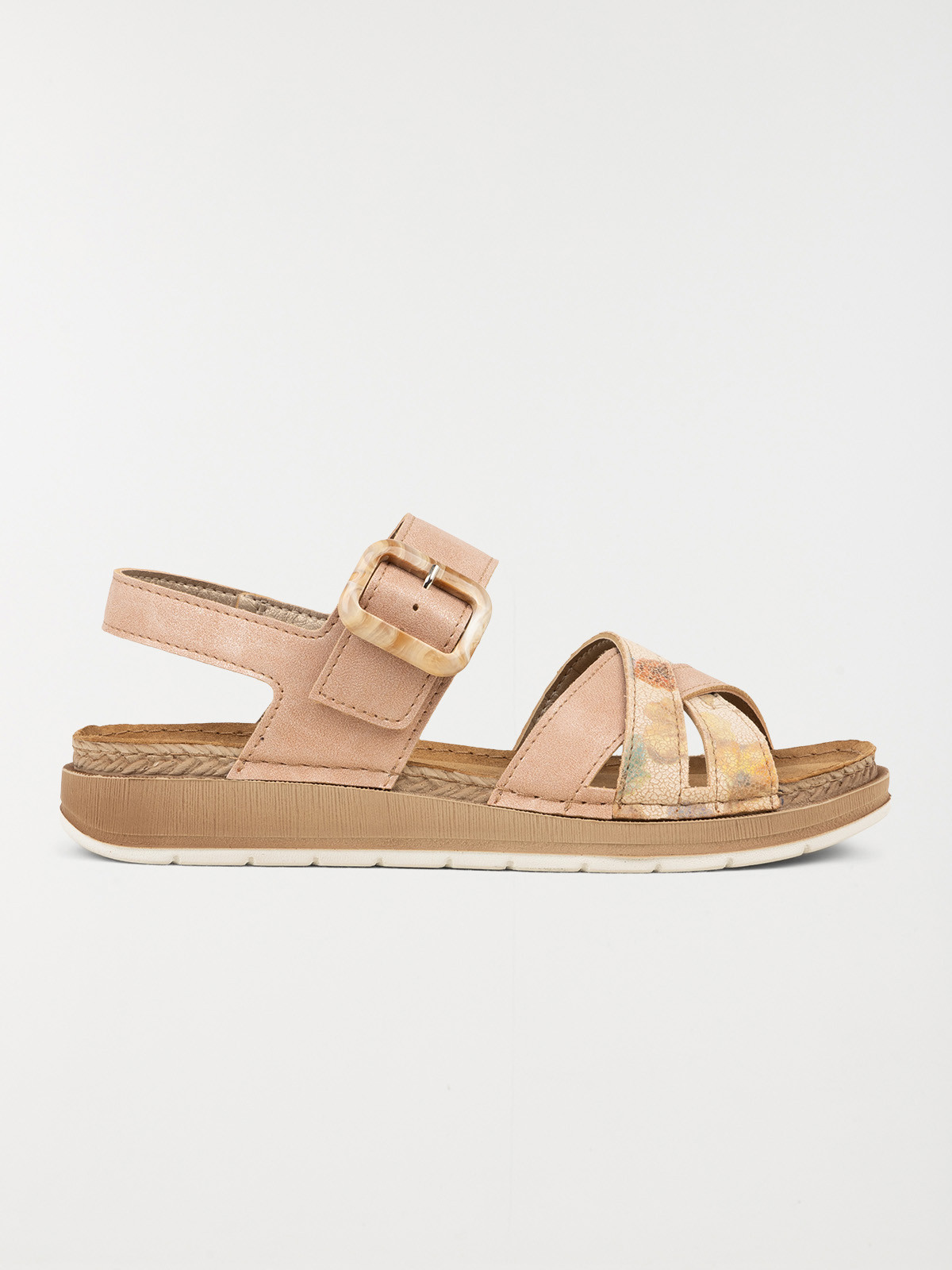 Sandales confort femme rose (36-41)