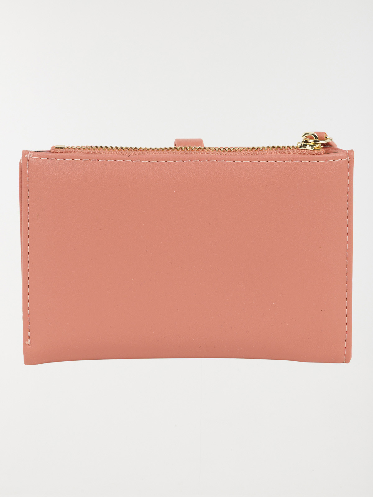 Portefeuille uni fleur dorée femme Portefeuille uni fleur dorée femme