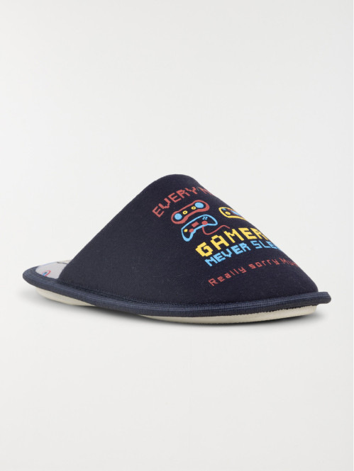 Chaussons mules jeu vidéo garçon (32-39) Chaussons mules jeu vidéo garçon (32-39)