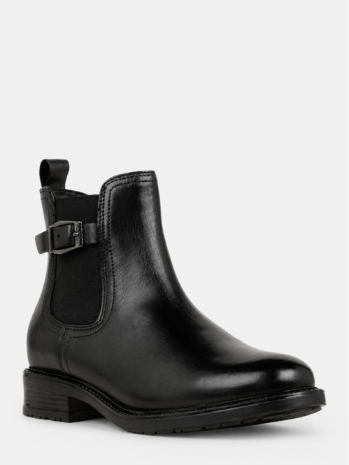 Bottines plates zippées...