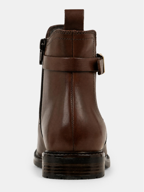 Bottines zippées plates...