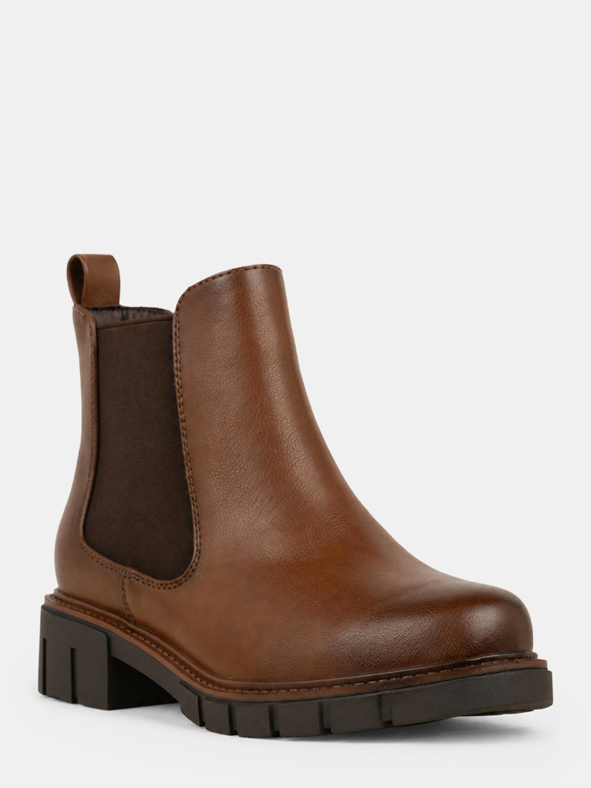Bottines marrons plates femme (36-41) Bottines marrons plates femme (36-41)