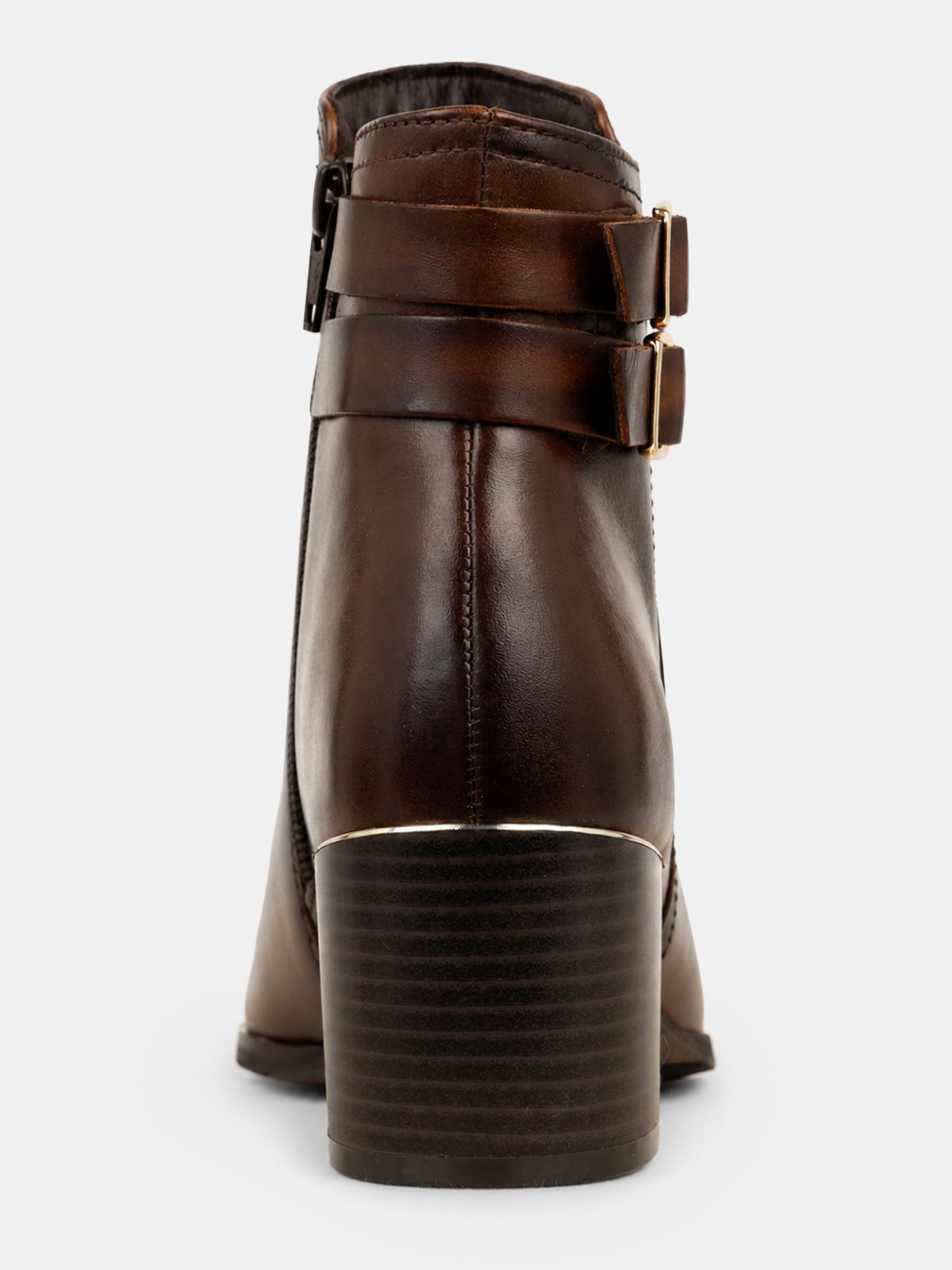 Bottines à talon marron femme (36-41)