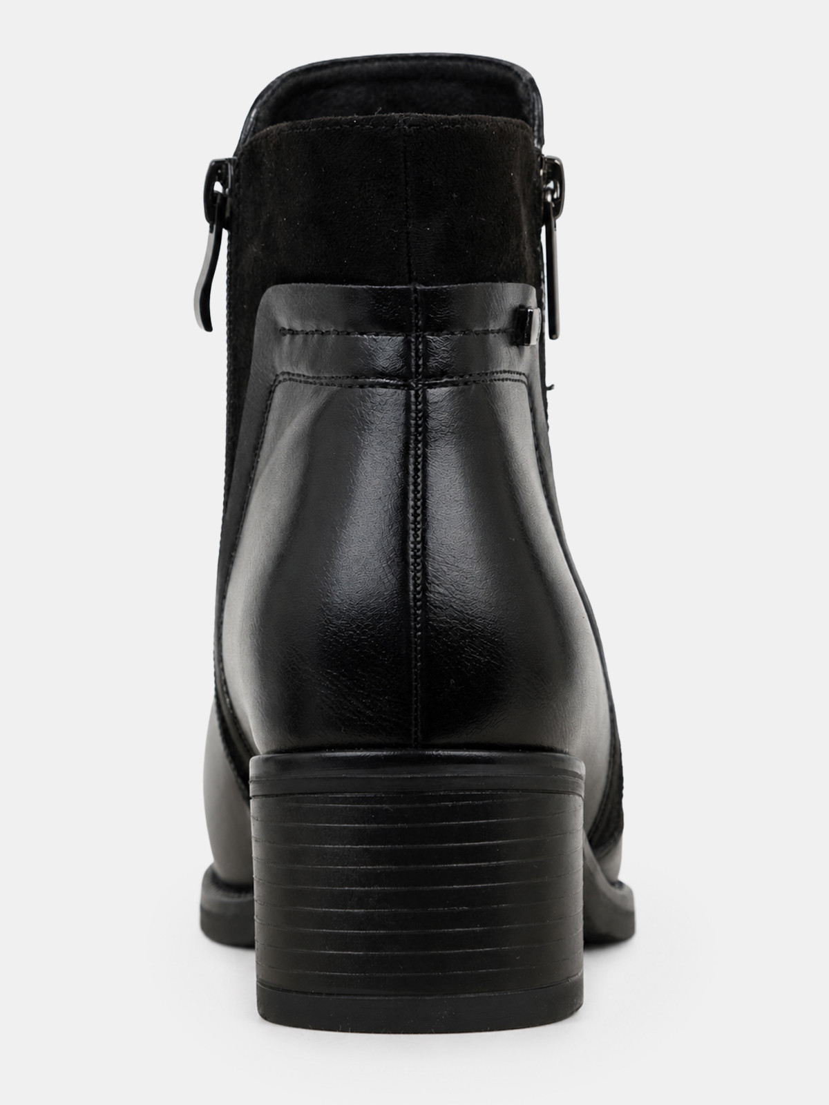 Bottines noires à talon femme (36-41)