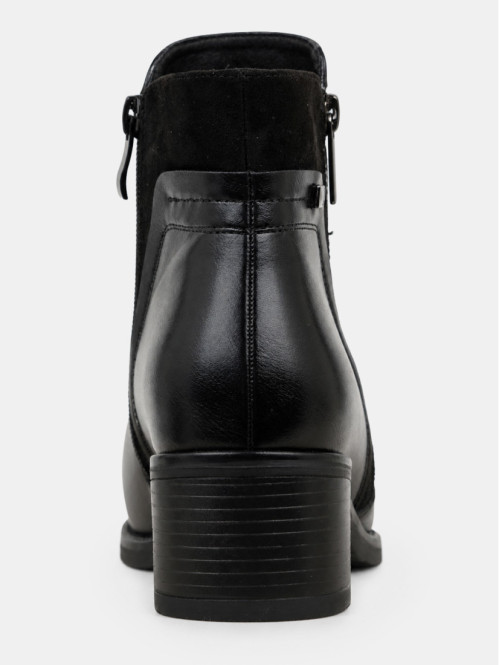 Bottines noires à talon...