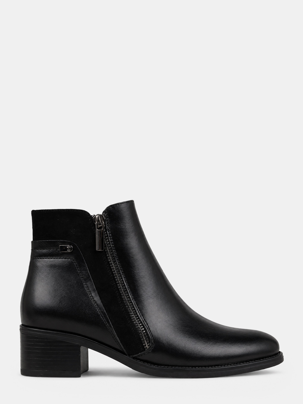 Bottines noires à talon femme (36-41)